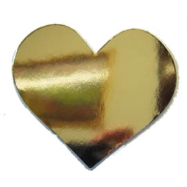 Spiegelglanz-Herz 5.5cm gold